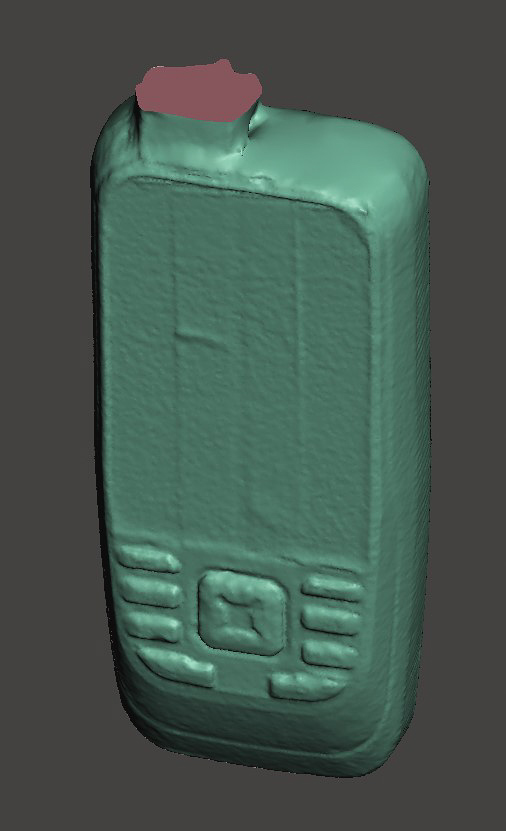 Slika prikazuje rezultat rezanja 3D modela ravninom.